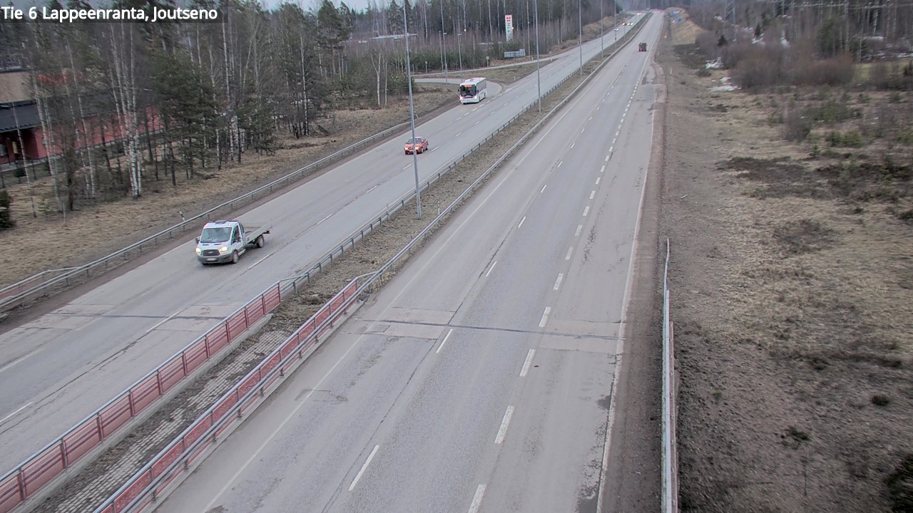 Weather Camera Image Road 6 Lappeenranta, Joutseno, Lappeenranta, Etelä-Karjala