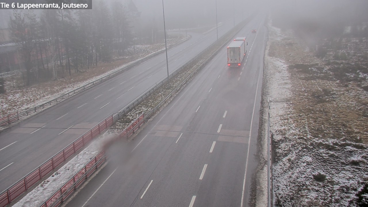 Weather Camera Image Väg 6 Villmanstrand, jotseno, Lappeenranta, Etelä-Karjala