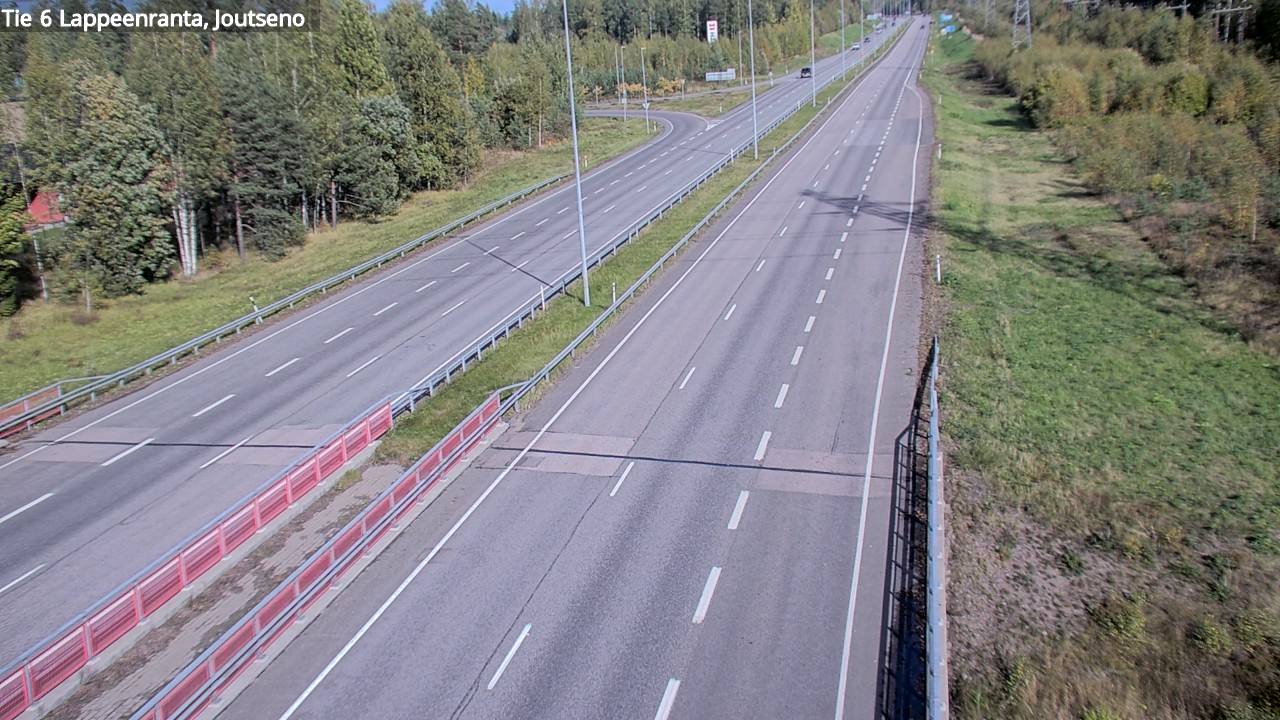 Weather Camera Image Road 6 Lappeenranta, Joutseno, Lappeenranta, Etelä-Karjala