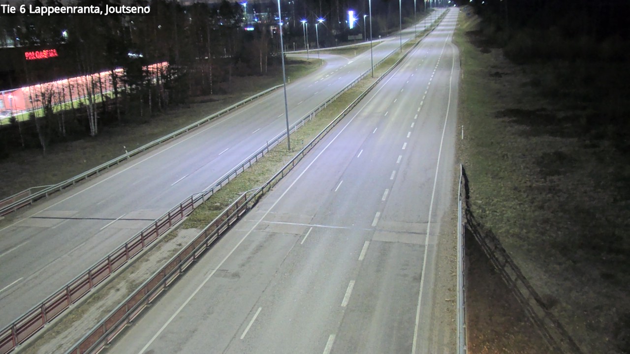 Weather Camera Image Road 6 Lappeenranta, Joutseno, Lappeenranta, Etelä-Karjala