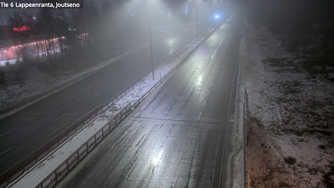 Weather Camera Image Väg 6 Villmanstrand, jotseno, Lappeenranta, Etelä-Karjala