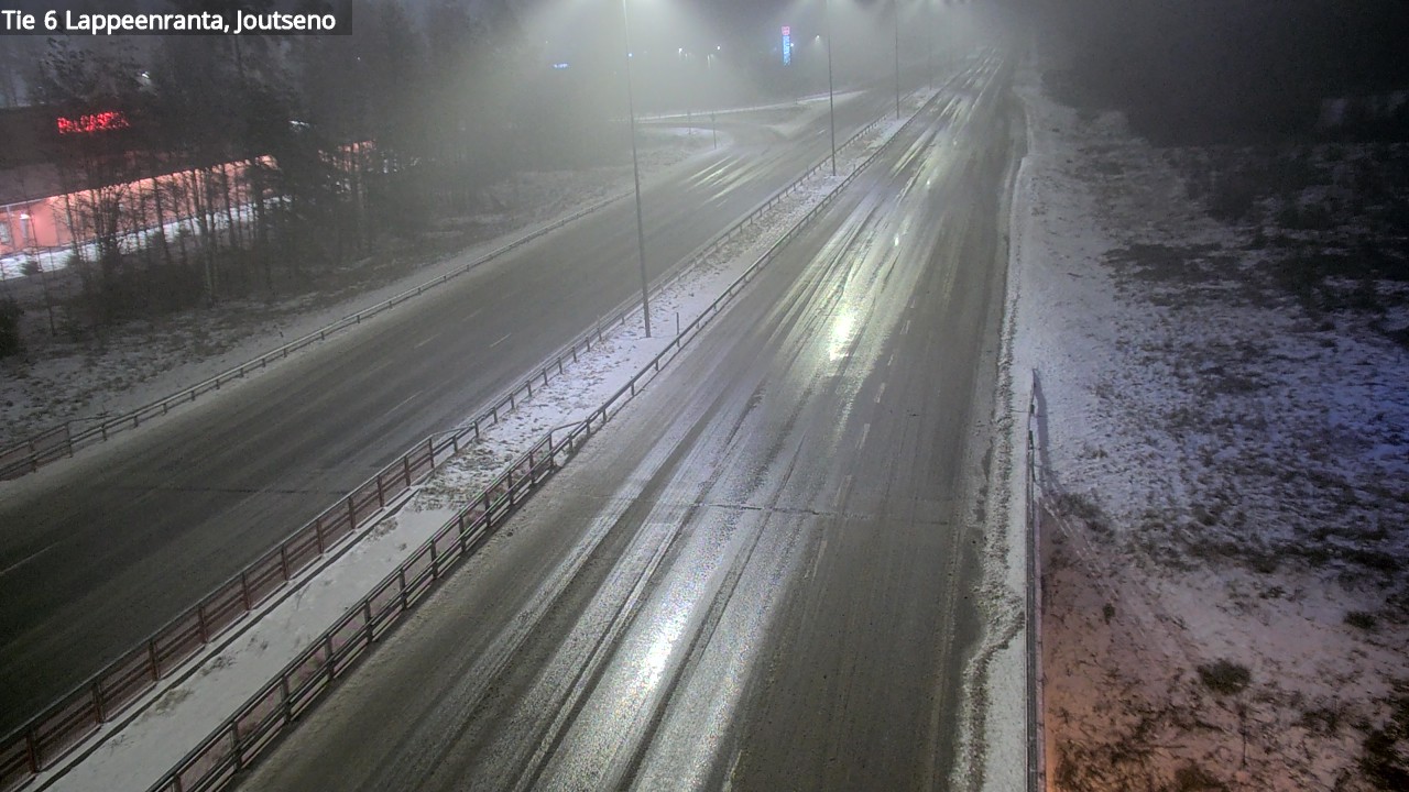 Weather Camera Image Väg 6 Villmanstrand, jotseno, Lappeenranta, Etelä-Karjala
