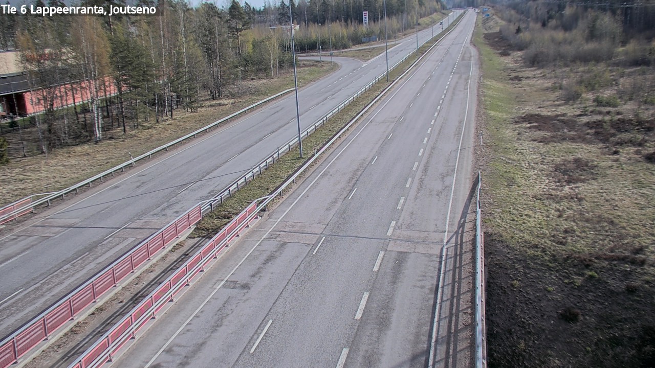 Weather Camera Image Väg 6 Villmanstrand, jotseno, Lappeenranta, Etelä-Karjala