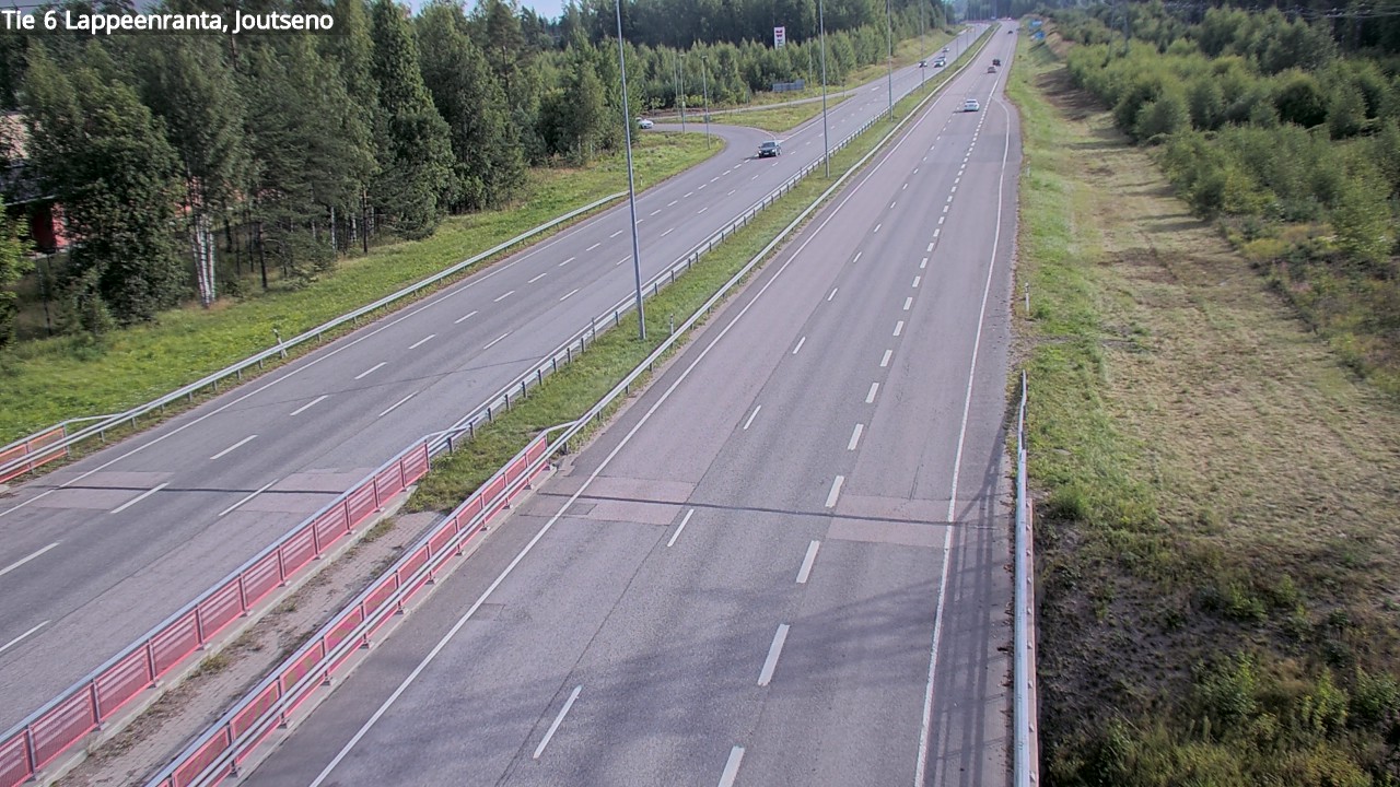 Weather Camera Image Road 6 Lappeenranta, Joutseno, Lappeenranta, Etelä-Karjala