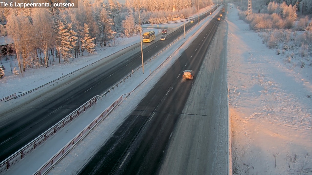 Weather Camera Image Road 6 Lappeenranta, Joutseno, Lappeenranta, Etelä-Karjala