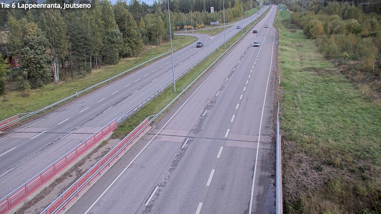 Weather Camera Image Road 6 Lappeenranta, Joutseno, Lappeenranta, Etelä-Karjala