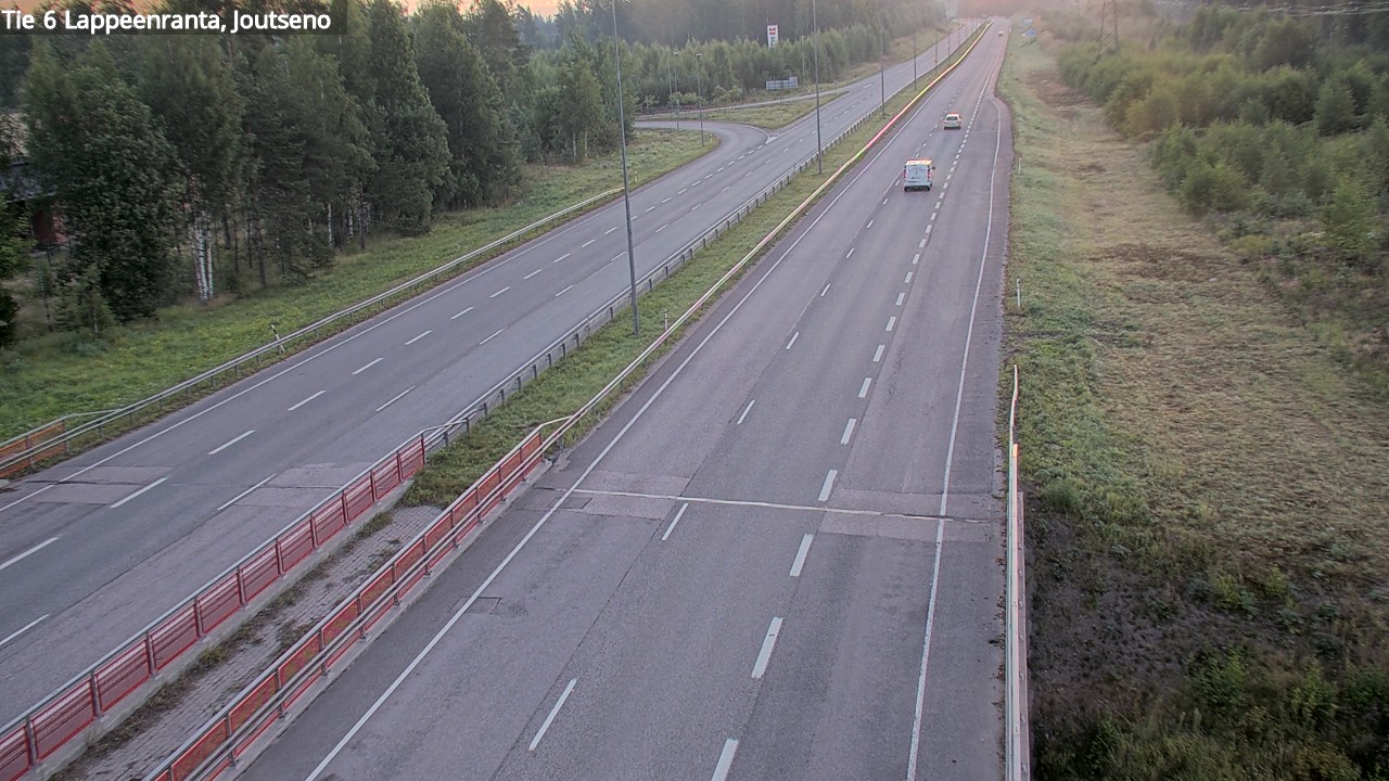 Weather Camera Image Road 6 Lappeenranta, Joutseno, Lappeenranta, Etelä-Karjala