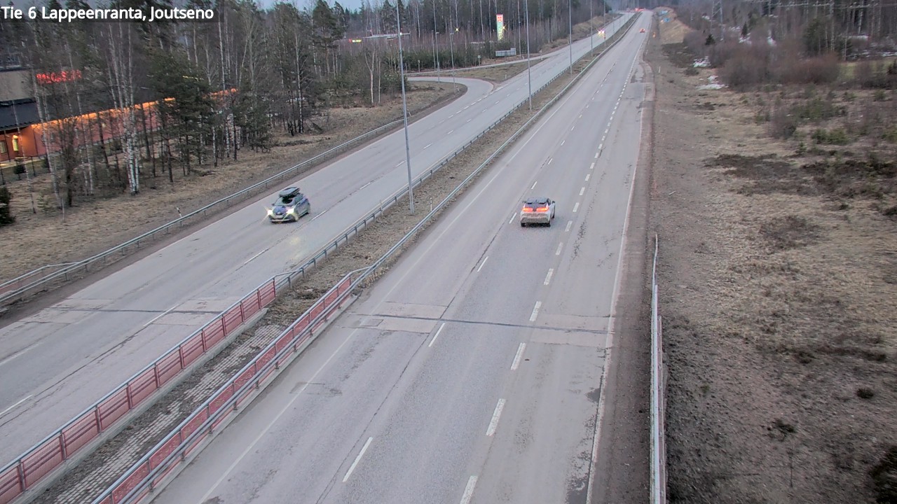 Weather Camera Image Road 6 Lappeenranta, Joutseno, Lappeenranta, Etelä-Karjala