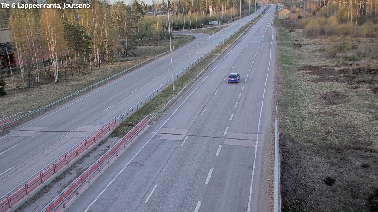 Weather Camera Image Väg 6 Villmanstrand, jotseno, Lappeenranta, Etelä-Karjala