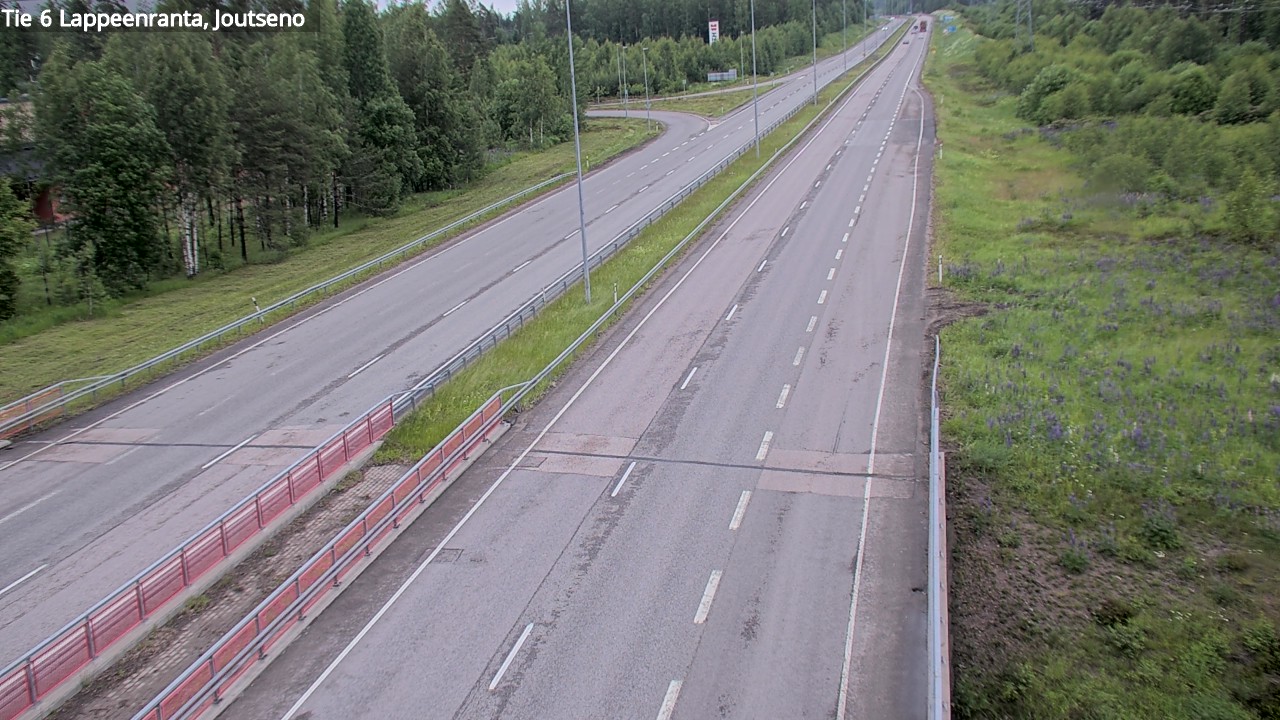 Weather Camera Image Väg 6 Villmanstrand, jotseno, Lappeenranta, Etelä-Karjala