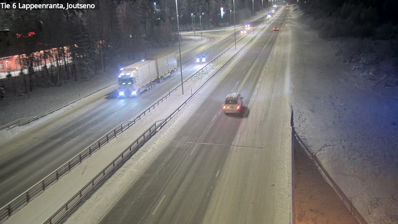 Weather Camera Image Road 6 Lappeenranta, Joutseno, Lappeenranta, Etelä-Karjala