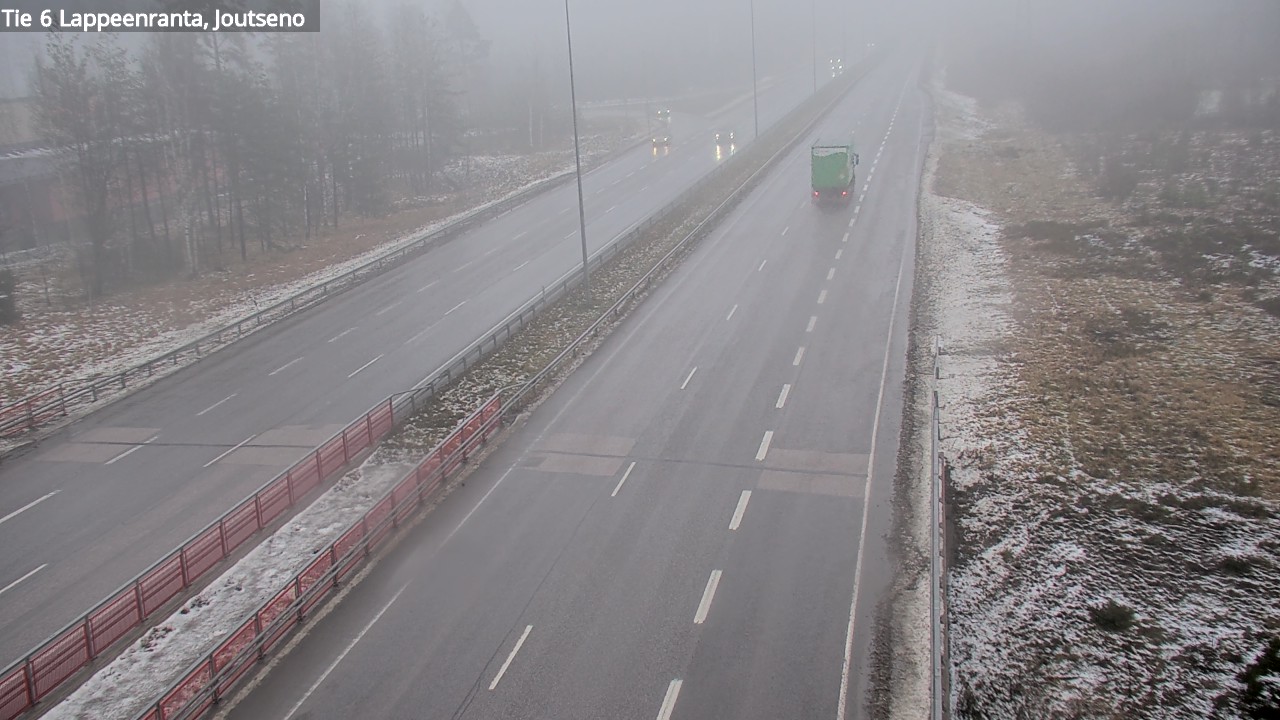 Weather Camera Image Väg 6 Villmanstrand, jotseno, Lappeenranta, Etelä-Karjala