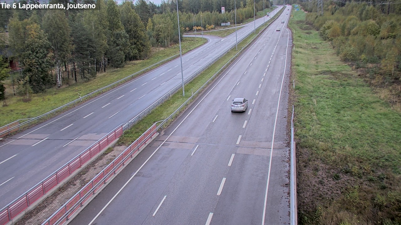 Weather Camera Image Road 6 Lappeenranta, Joutseno, Lappeenranta, Etelä-Karjala