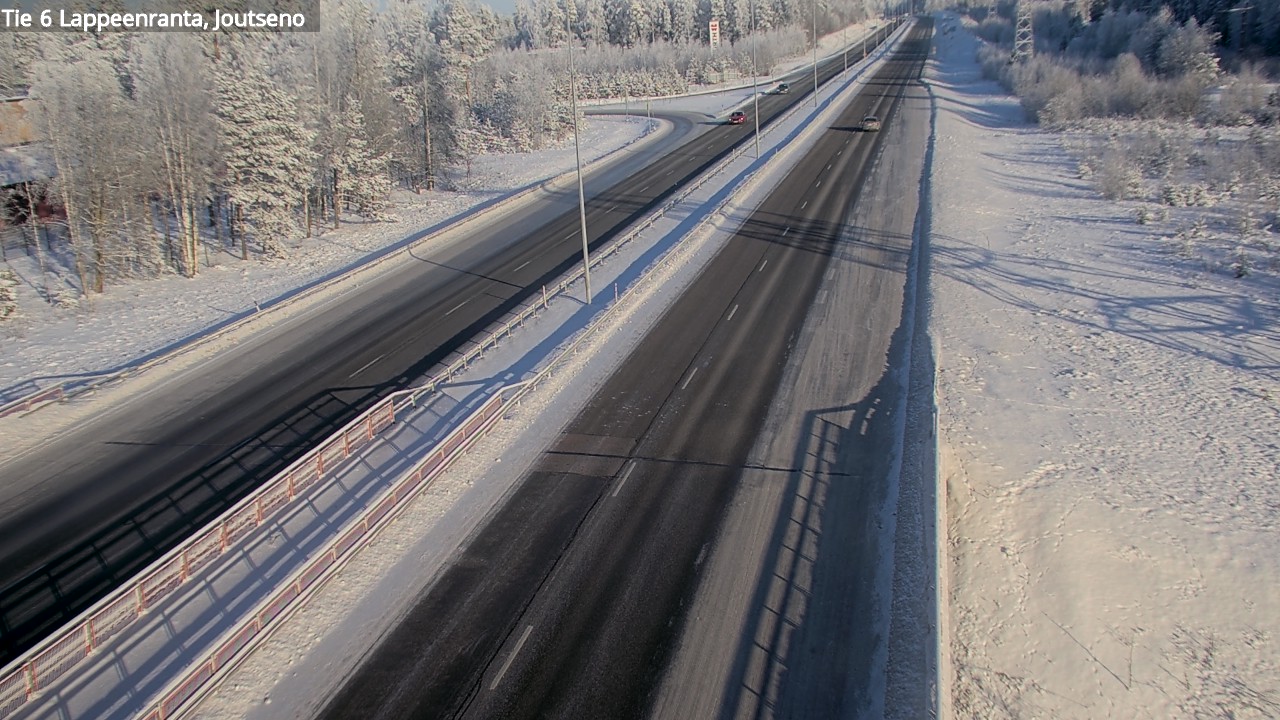 Weather Camera Image Road 6 Lappeenranta, Joutseno, Lappeenranta, Etelä-Karjala