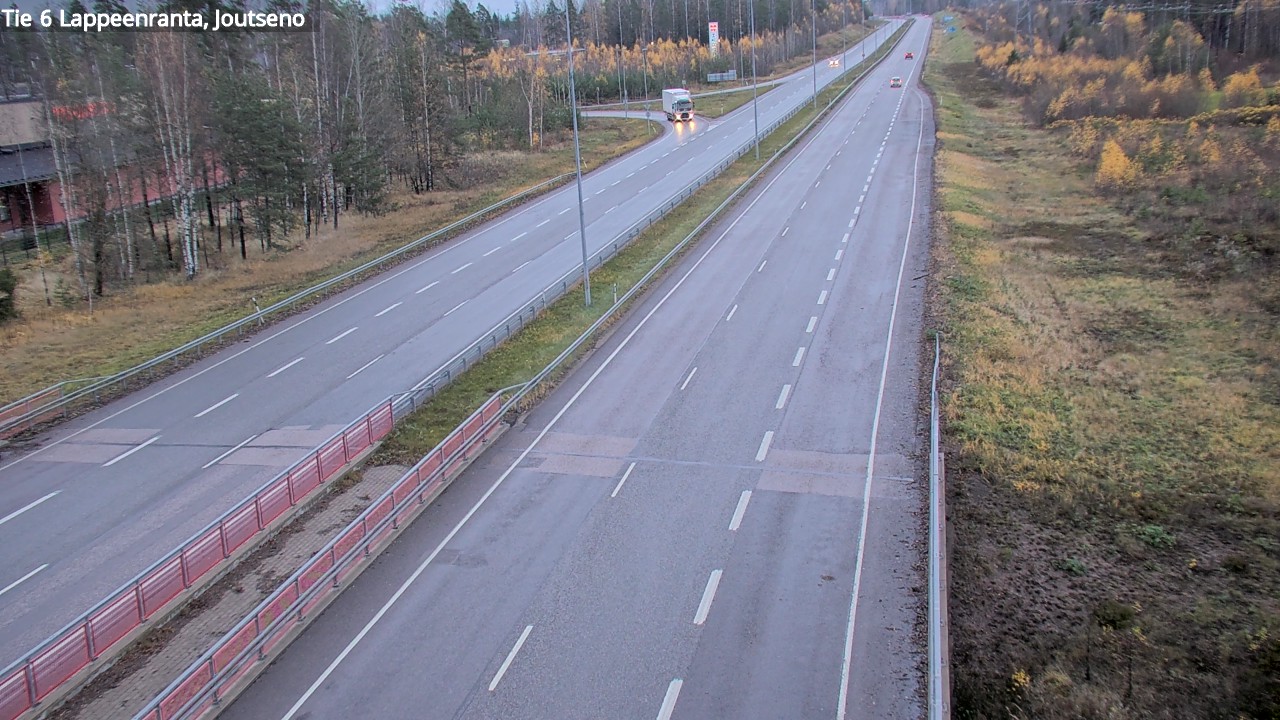 Weather Camera Image Road 6 Lappeenranta, Joutseno, Lappeenranta, Etelä-Karjala