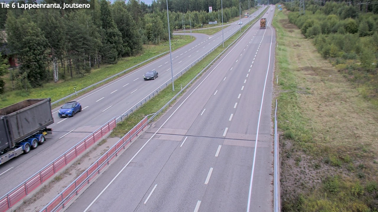 Weather Camera Image Väg 6 Villmanstrand, jotseno, Lappeenranta, Etelä-Karjala
