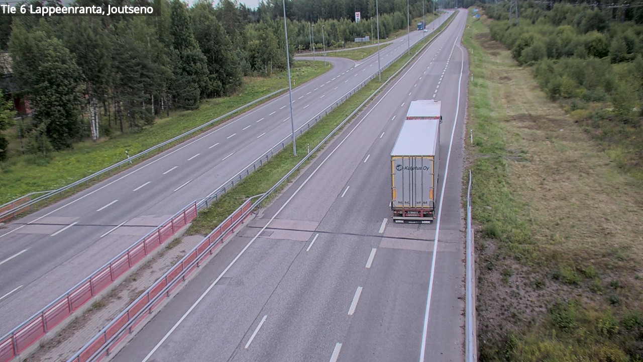 Weather Camera Image Road 6 Lappeenranta, Joutseno, Lappeenranta, Etelä-Karjala