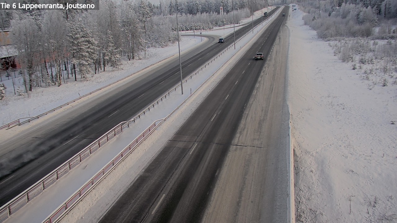 Weather Camera Image Road 6 Lappeenranta, Joutseno, Lappeenranta, Etelä-Karjala