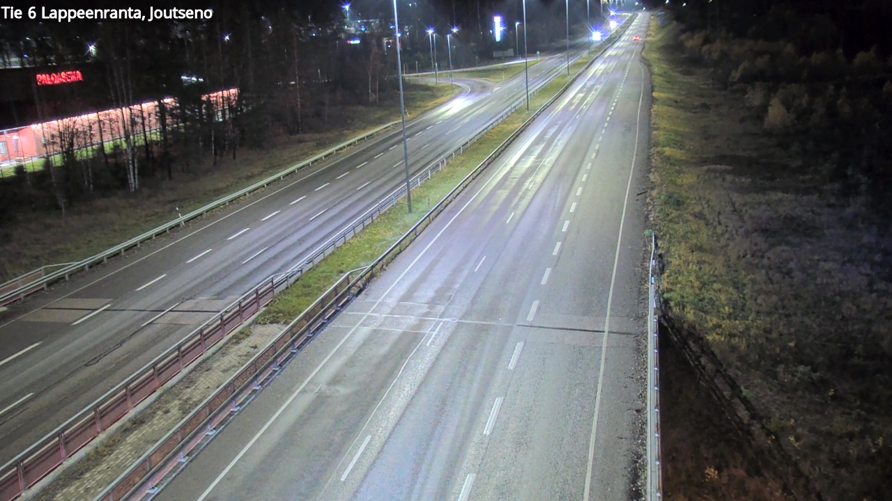 Weather Camera Image Road 6 Lappeenranta, Joutseno, Lappeenranta, Etelä-Karjala