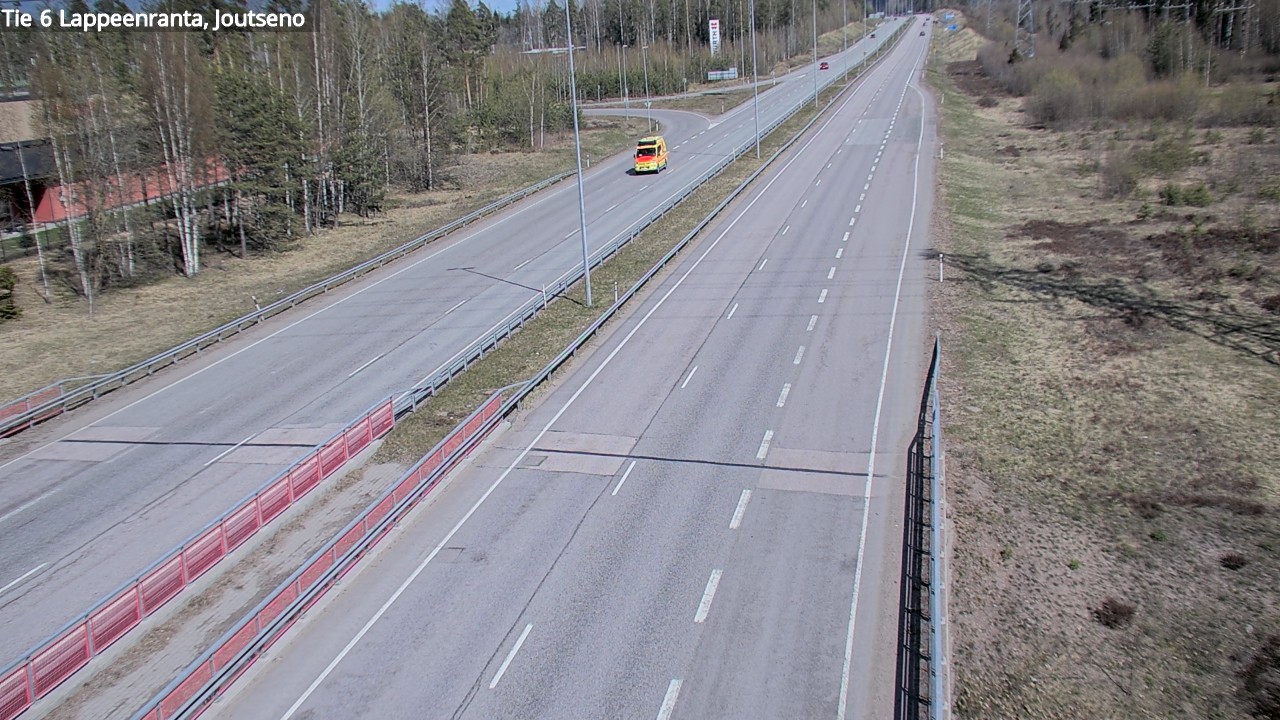 Weather Camera Image Väg 6 Villmanstrand, jotseno, Lappeenranta, Etelä-Karjala