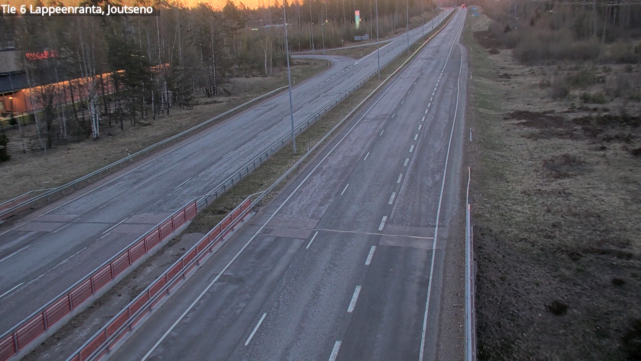 Weather Camera Image Väg 6 Villmanstrand, jotseno, Lappeenranta, Etelä-Karjala