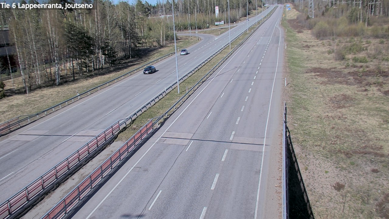 Weather Camera Image Väg 6 Villmanstrand, jotseno, Lappeenranta, Etelä-Karjala