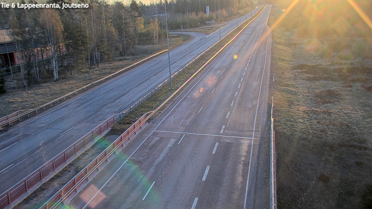 Weather Camera Image Väg 6 Villmanstrand, jotseno, Lappeenranta, Etelä-Karjala