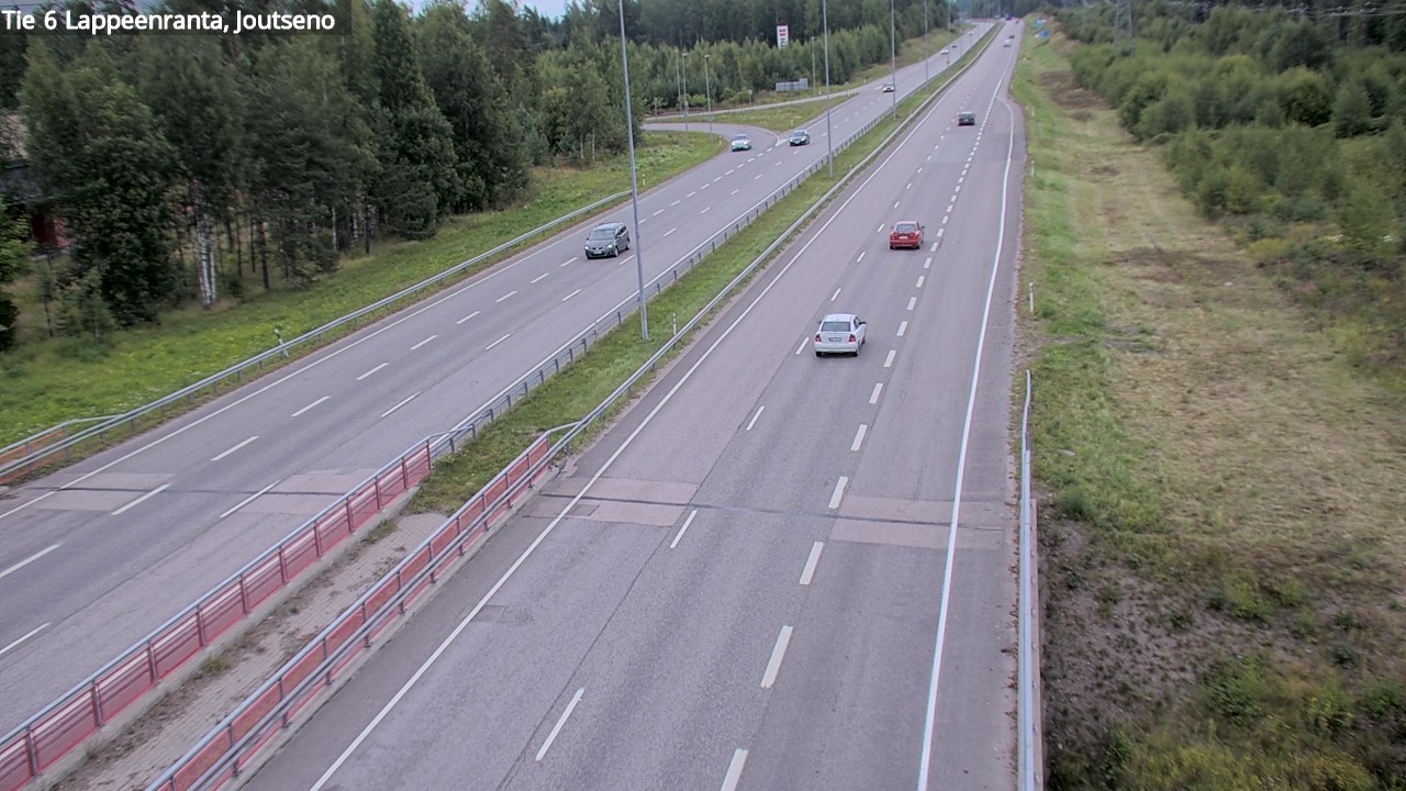 Weather Camera Image Road 6 Lappeenranta, Joutseno, Lappeenranta, Etelä-Karjala