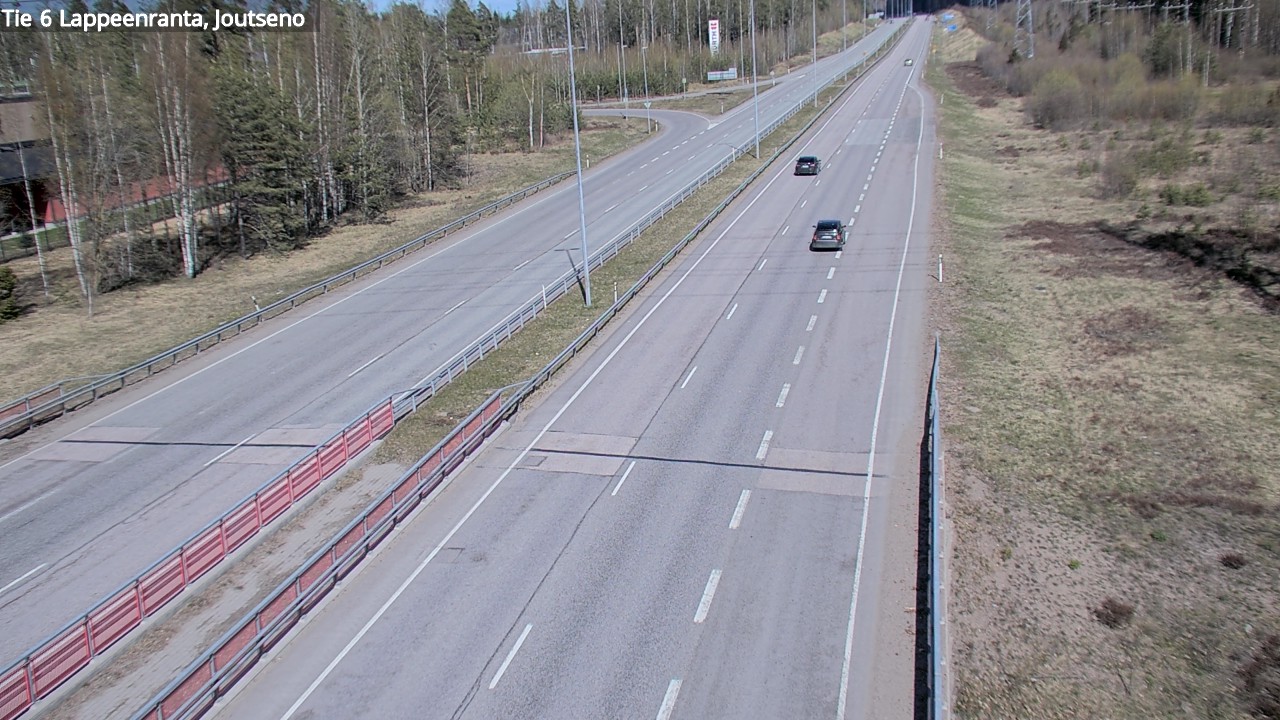 Weather Camera Image Väg 6 Villmanstrand, jotseno, Lappeenranta, Etelä-Karjala
