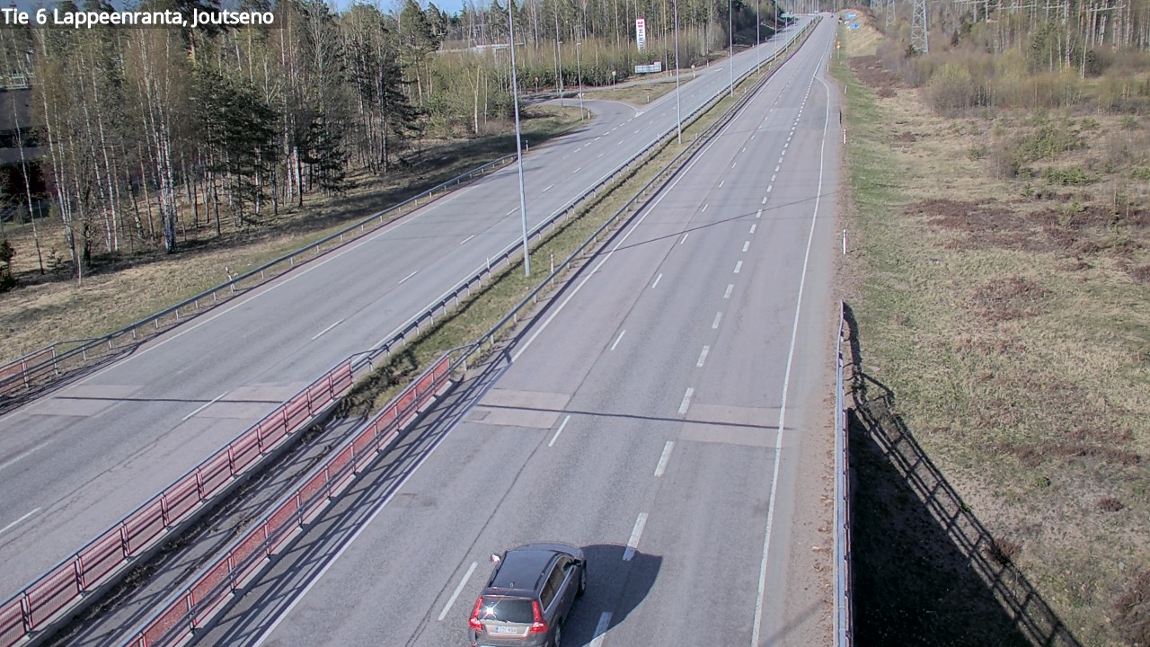 Weather Camera Image Väg 6 Villmanstrand, jotseno, Lappeenranta, Etelä-Karjala