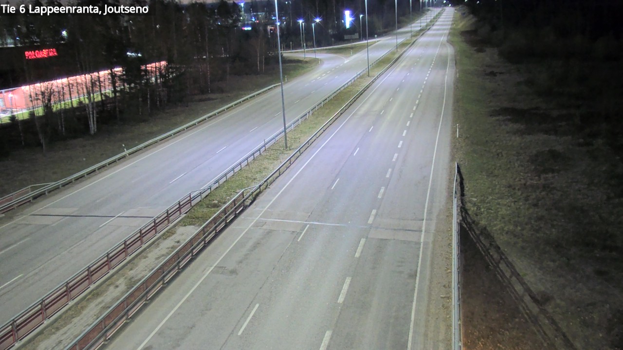 Weather Camera Image Road 6 Lappeenranta, Joutseno, Lappeenranta, Etelä-Karjala