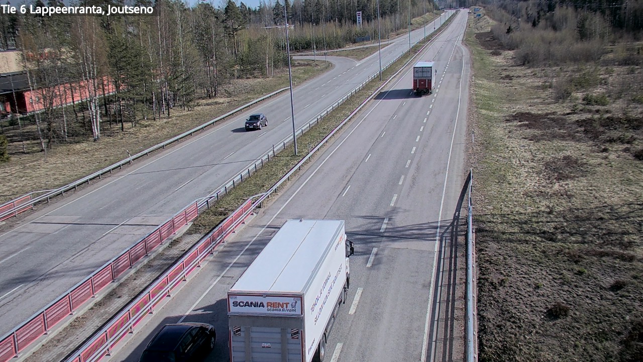 Weather Camera Image Väg 6 Villmanstrand, jotseno, Lappeenranta, Etelä-Karjala