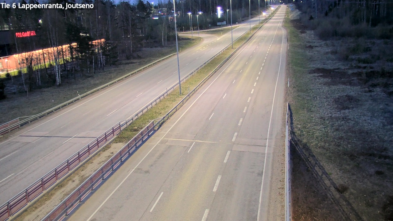 Weather Camera Image Väg 6 Villmanstrand, jotseno, Lappeenranta, Etelä-Karjala