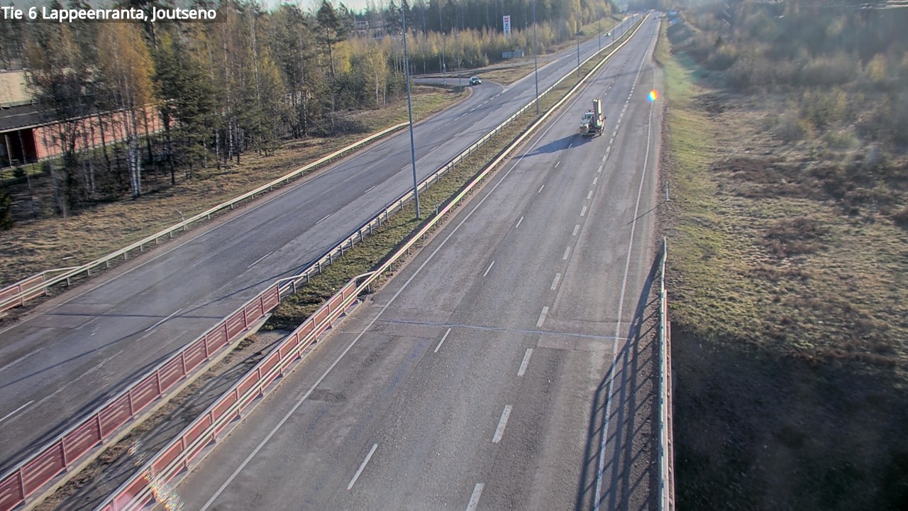 Weather Camera Image Väg 6 Villmanstrand, jotseno, Lappeenranta, Etelä-Karjala