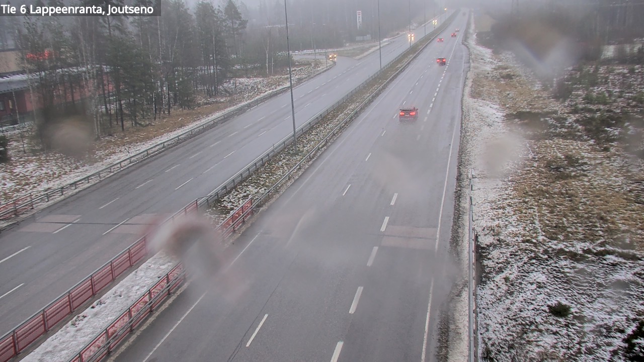 Weather Camera Image Väg 6 Villmanstrand, jotseno, Lappeenranta, Etelä-Karjala