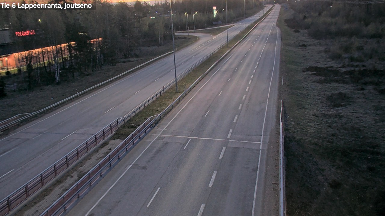 Weather Camera Image Road 6 Lappeenranta, Joutseno, Lappeenranta, Etelä-Karjala