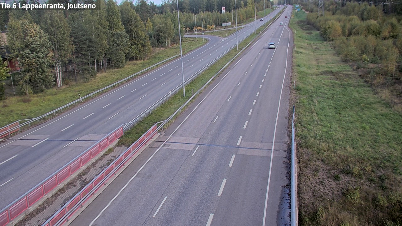 Weather Camera Image Road 6 Lappeenranta, Joutseno, Lappeenranta, Etelä-Karjala
