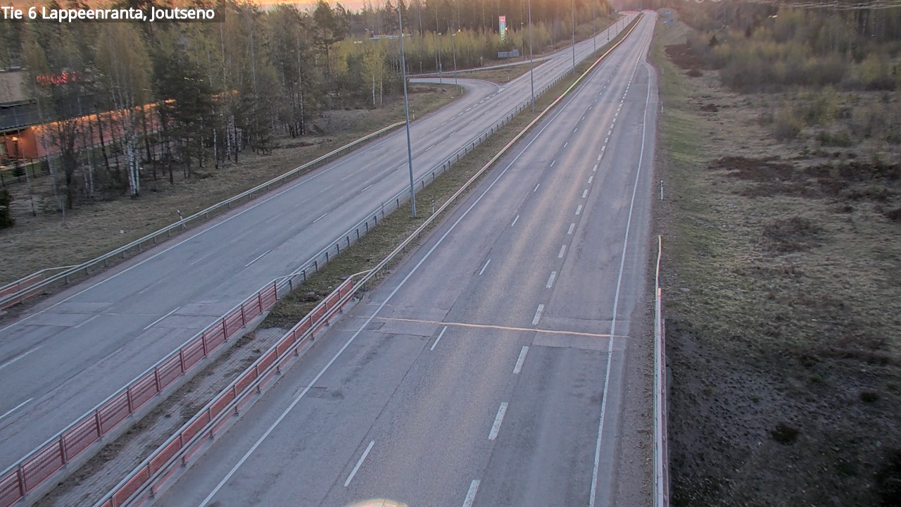 Weather Camera Image Road 6 Lappeenranta, Joutseno, Lappeenranta, Etelä-Karjala
