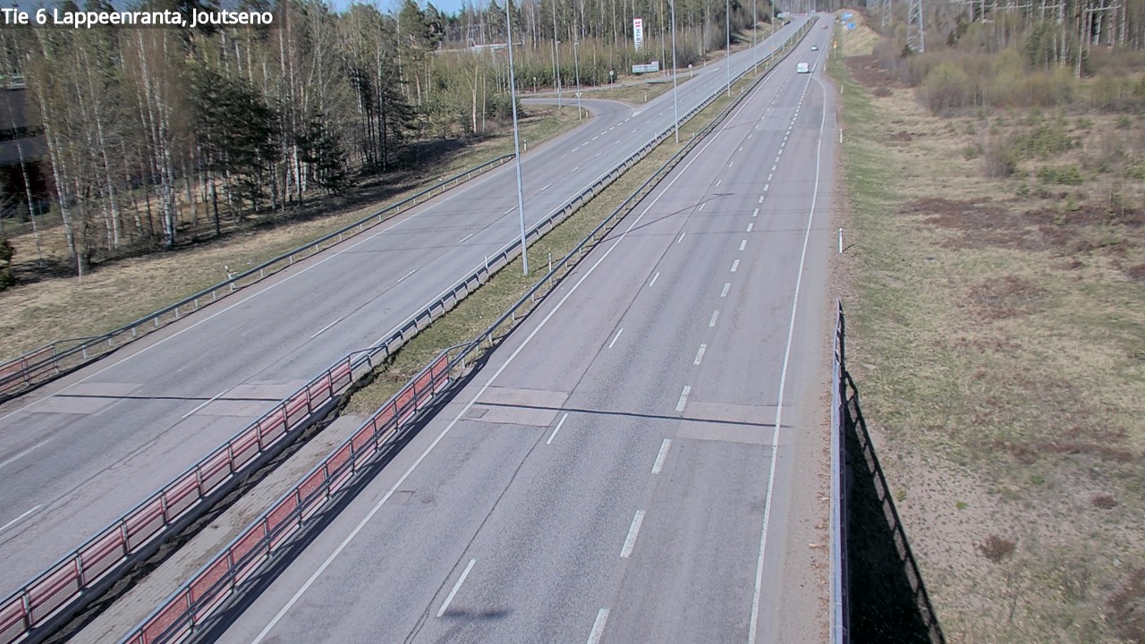 Weather Camera Image Väg 6 Villmanstrand, jotseno, Lappeenranta, Etelä-Karjala