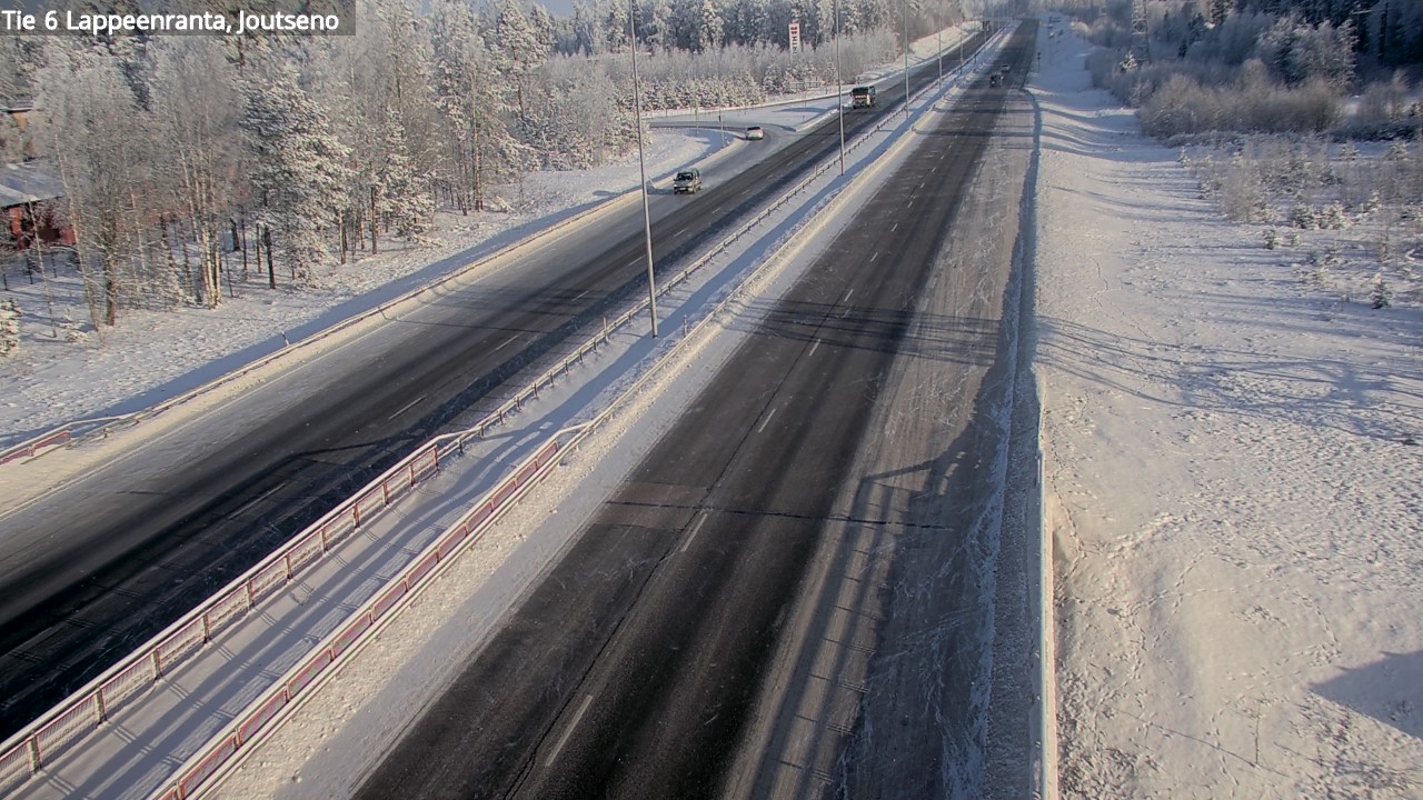 Weather Camera Image Road 6 Lappeenranta, Joutseno, Lappeenranta, Etelä-Karjala