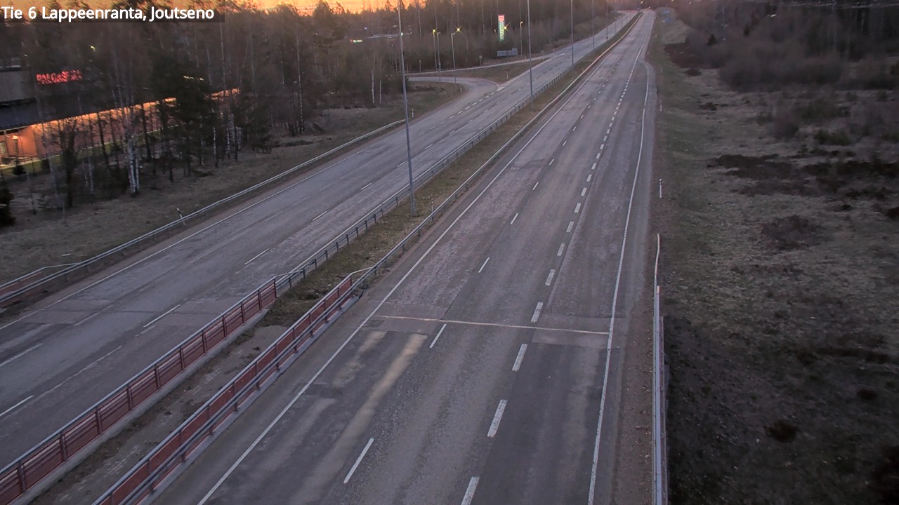 Weather Camera Image Väg 6 Villmanstrand, jotseno, Lappeenranta, Etelä-Karjala