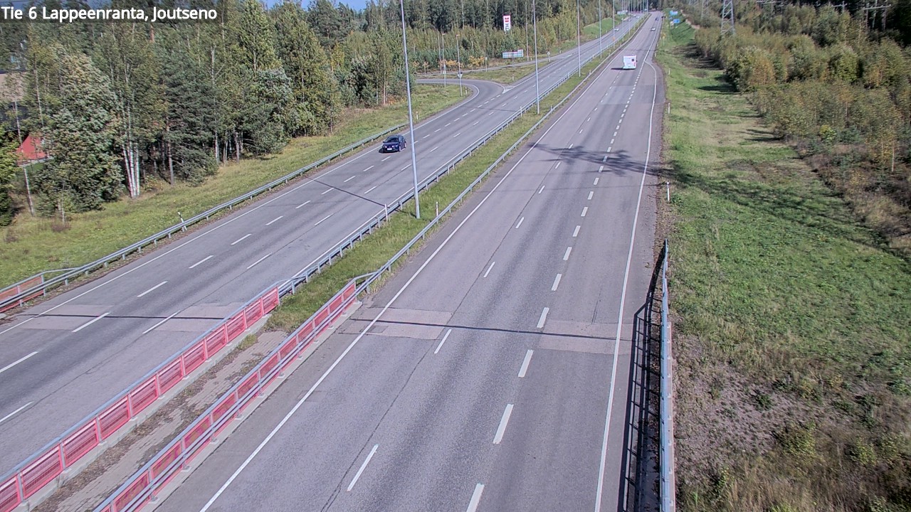 Weather Camera Image Road 6 Lappeenranta, Joutseno, Lappeenranta, Etelä-Karjala