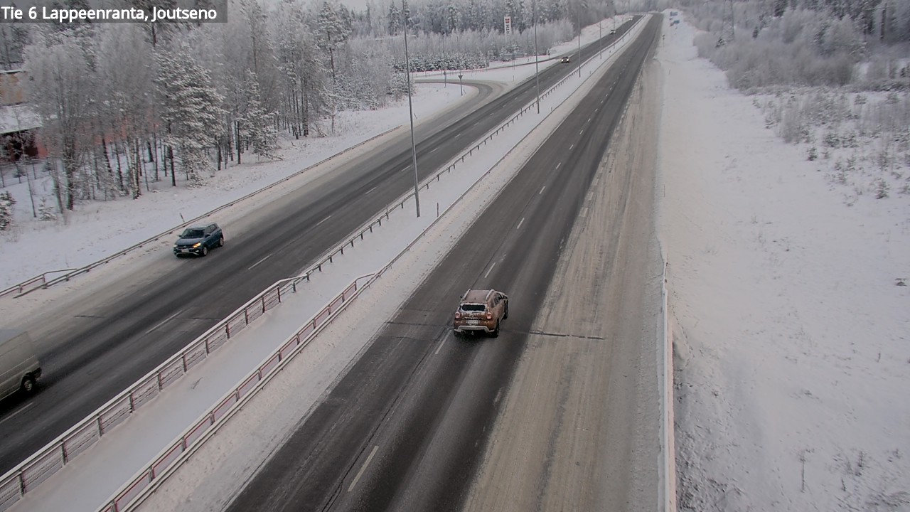 Weather Camera Image Road 6 Lappeenranta, Joutseno, Lappeenranta, Etelä-Karjala