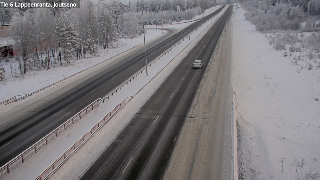 Weather Camera Image Road 6 Lappeenranta, Joutseno, Lappeenranta, Etelä-Karjala