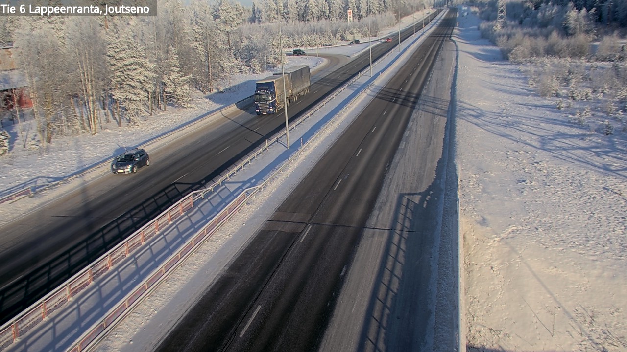 Weather Camera Image Road 6 Lappeenranta, Joutseno, Lappeenranta, Etelä-Karjala