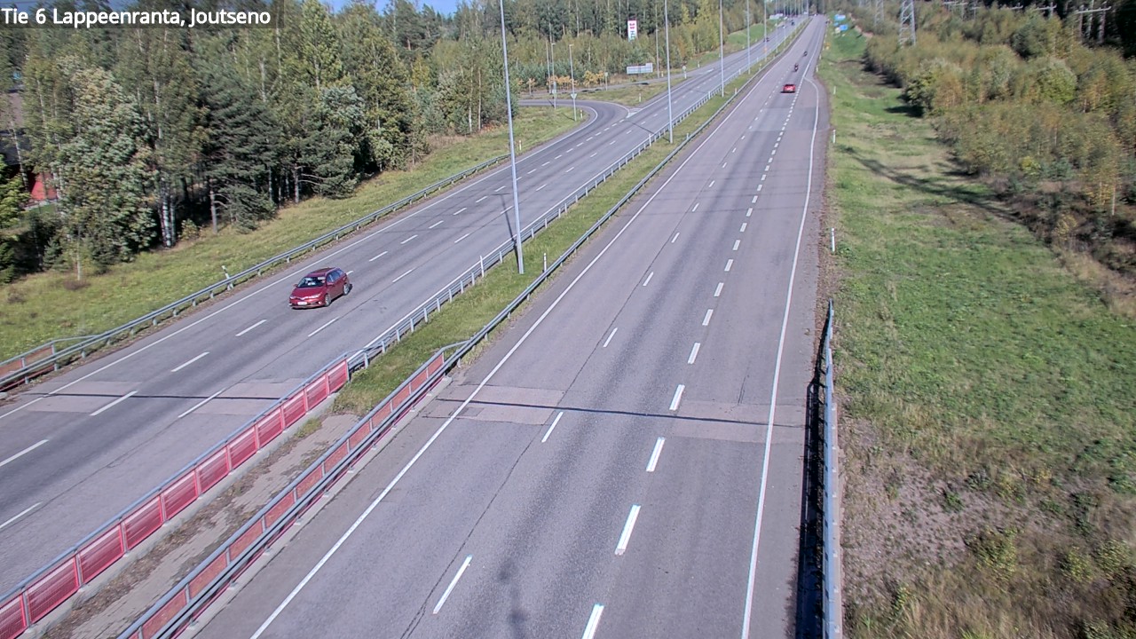 Weather Camera Image Road 6 Lappeenranta, Joutseno, Lappeenranta, Etelä-Karjala