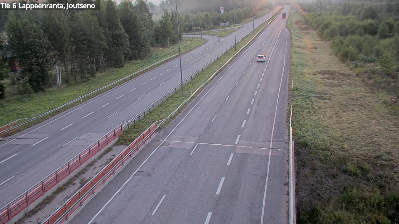 Weather Camera Image Road 6 Lappeenranta, Joutseno, Lappeenranta, Etelä-Karjala