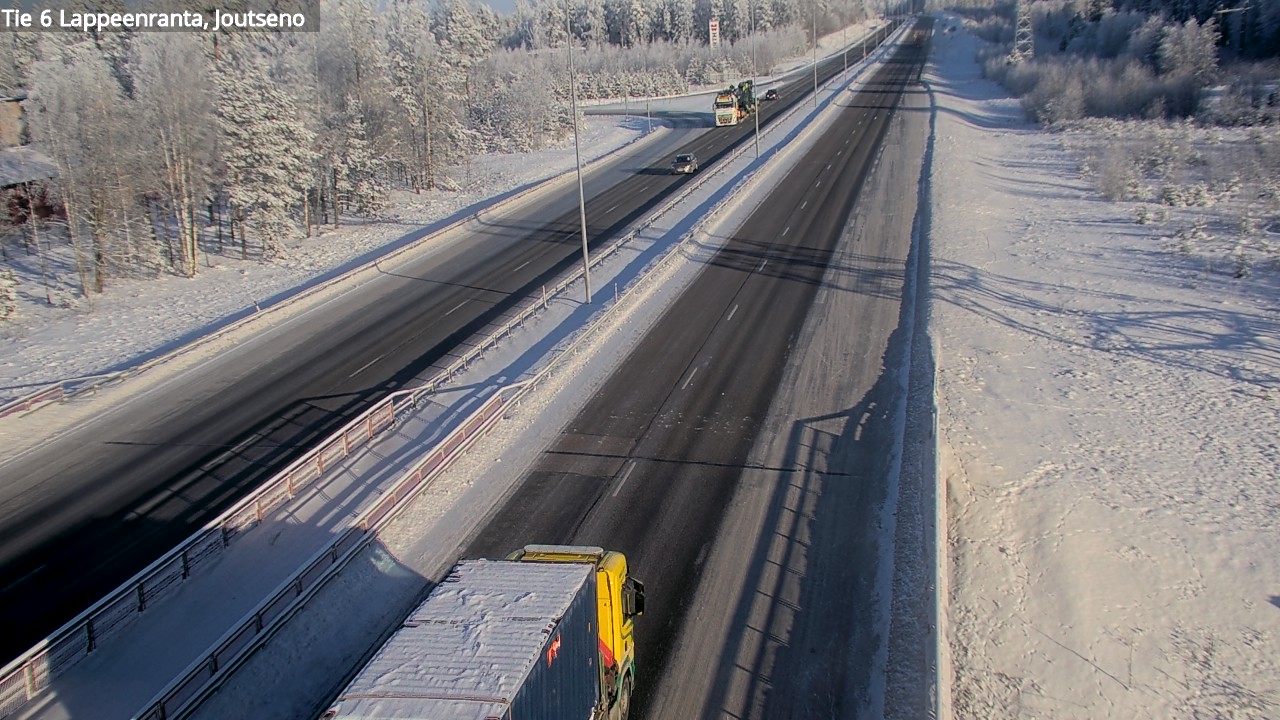 Weather Camera Image Road 6 Lappeenranta, Joutseno, Lappeenranta, Etelä-Karjala