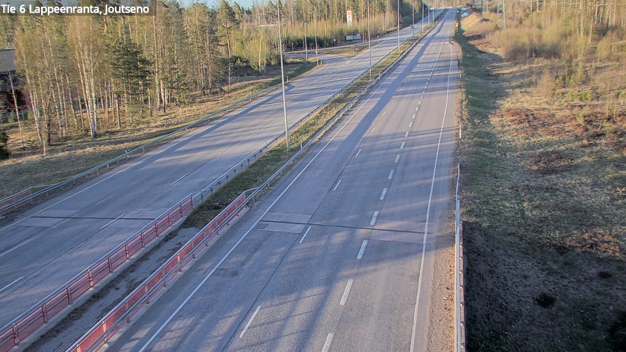 Weather Camera Image Väg 6 Villmanstrand, jotseno, Lappeenranta, Etelä-Karjala