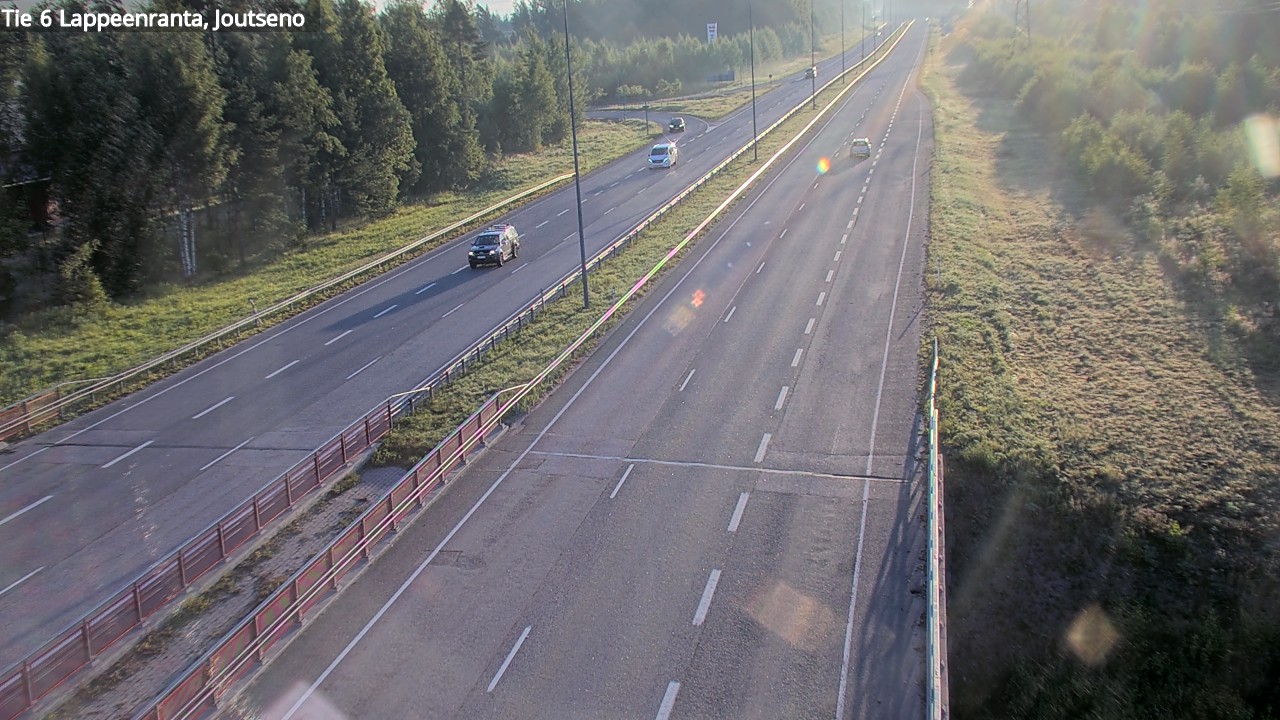 Weather Camera Image Road 6 Lappeenranta, Joutseno, Lappeenranta, Etelä-Karjala